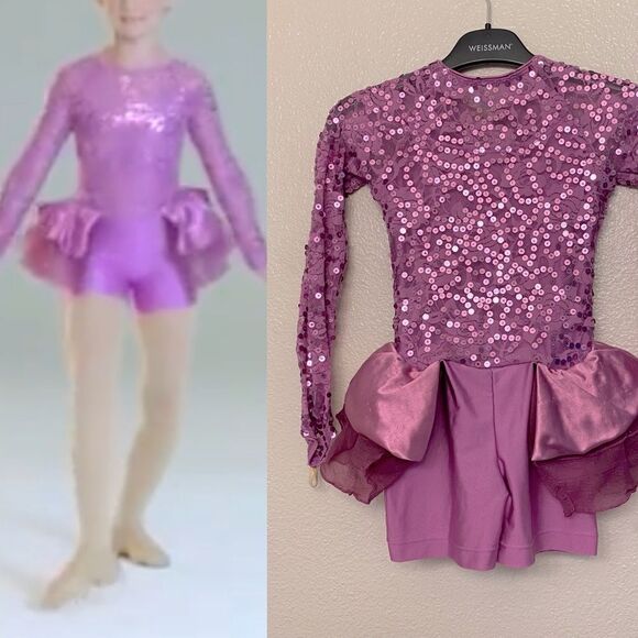 Revolution Dance Costume pink purple orchid sassy Me and My Girls RC17114 MC - Picture 1 of 9